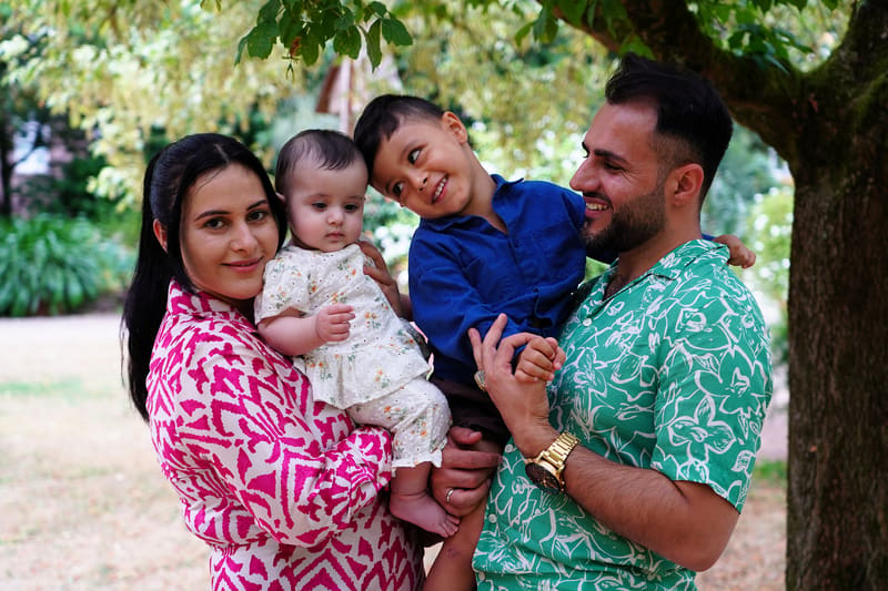 Familienshooting im Freien